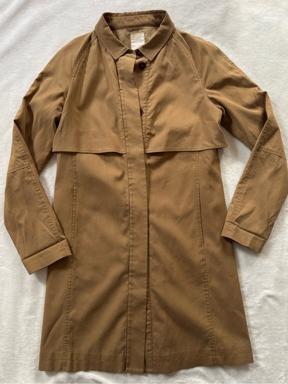Loft 82 tan trench coat